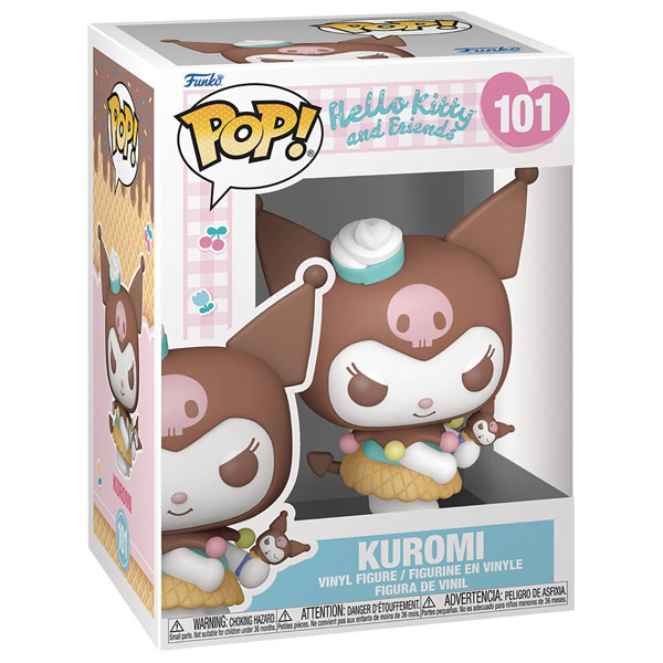 Funko POP #101 Sanrio Hello Kitty and Friends Kuromi with Ice Cream Figure